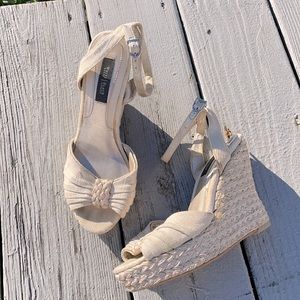 Perfect wedding party dress wedges